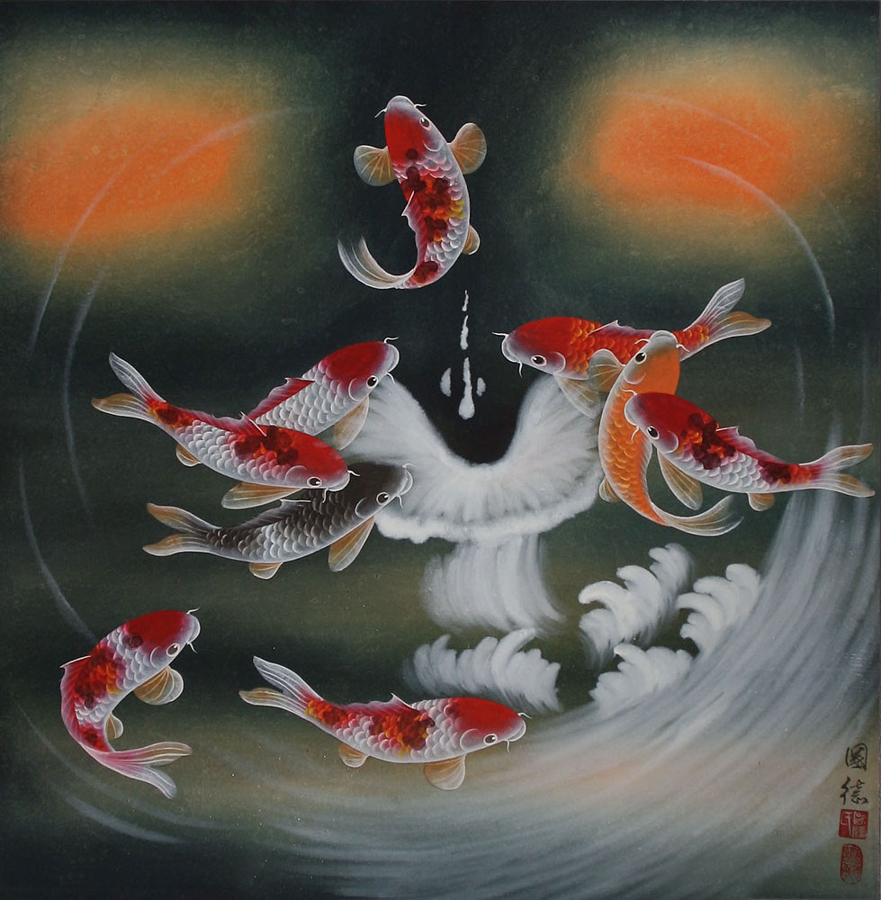 Koi Fish Painting