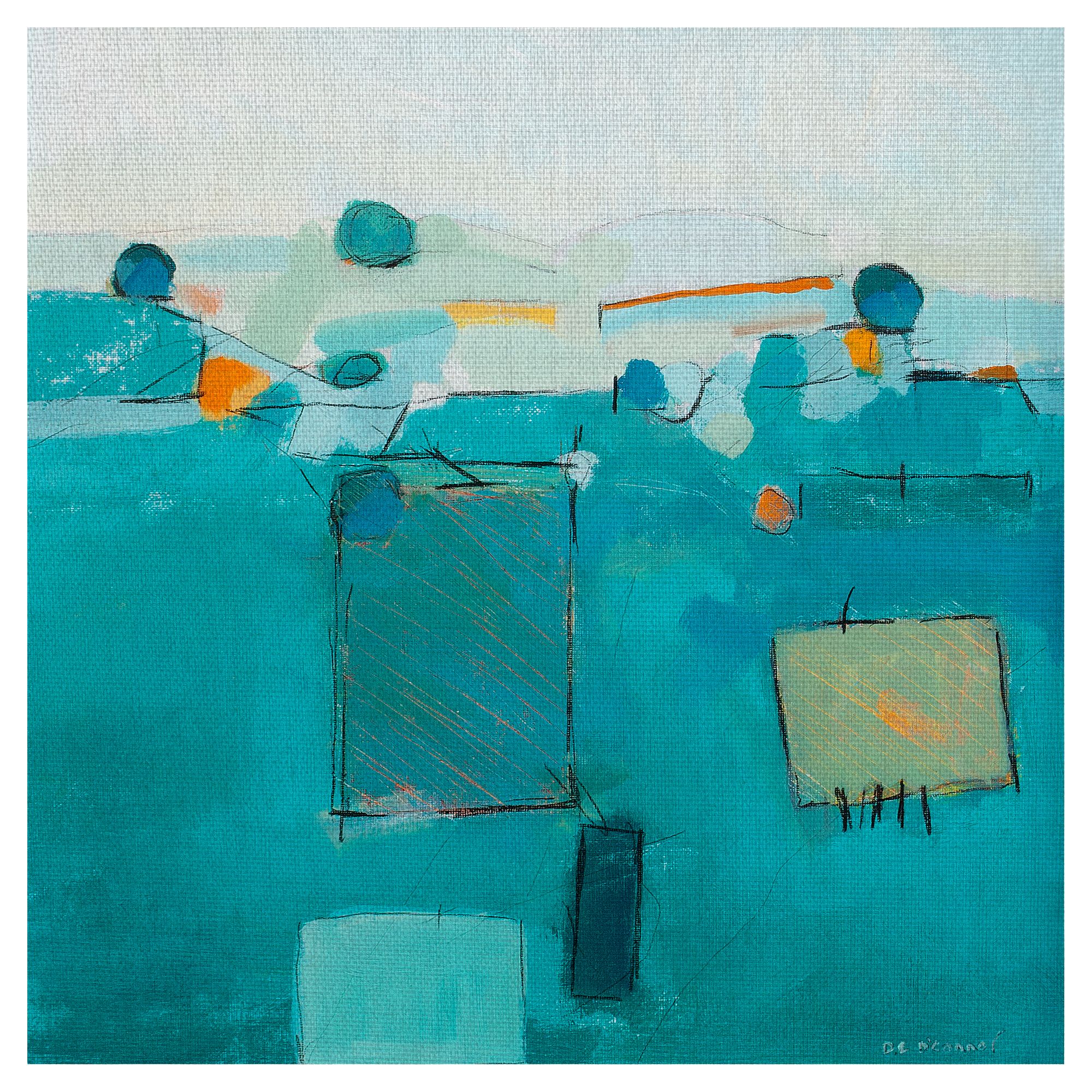 Abstract Landscape Painting