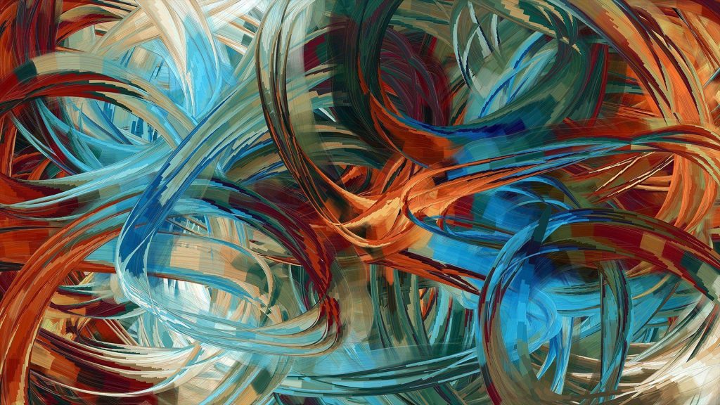 Abstract Swirl Art