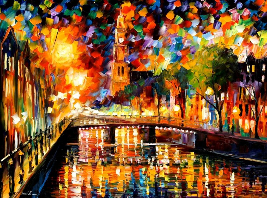 Vibrant Cityscape Painting