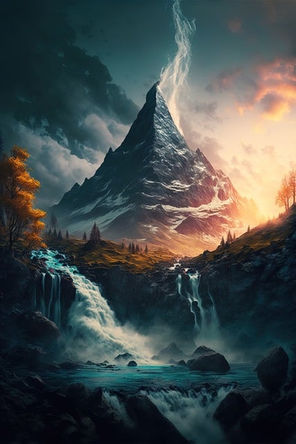 Mountain Landscape Art