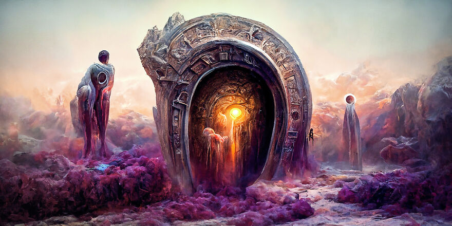 Mystical Portal Painting