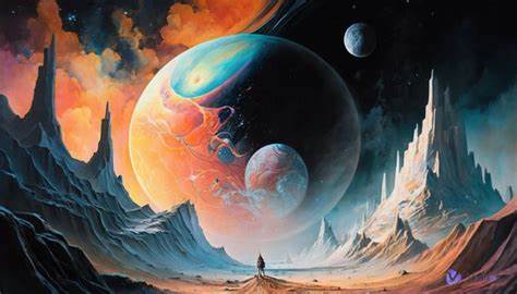 Futuristic Space Painting