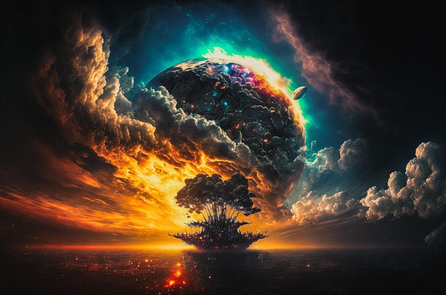 Abstract Cosmic Artwork