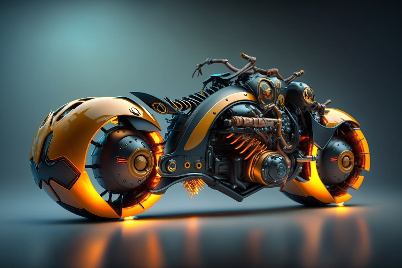Futuristic Motorbike