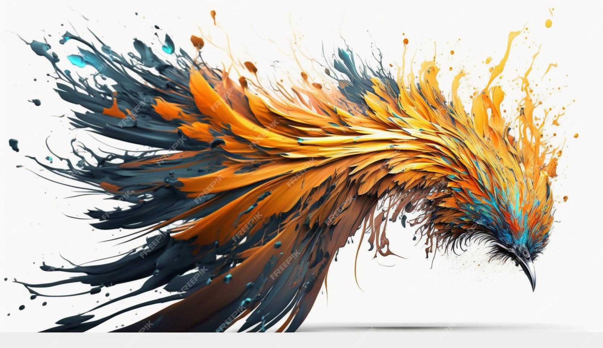 Abstract Phoenix Art Print