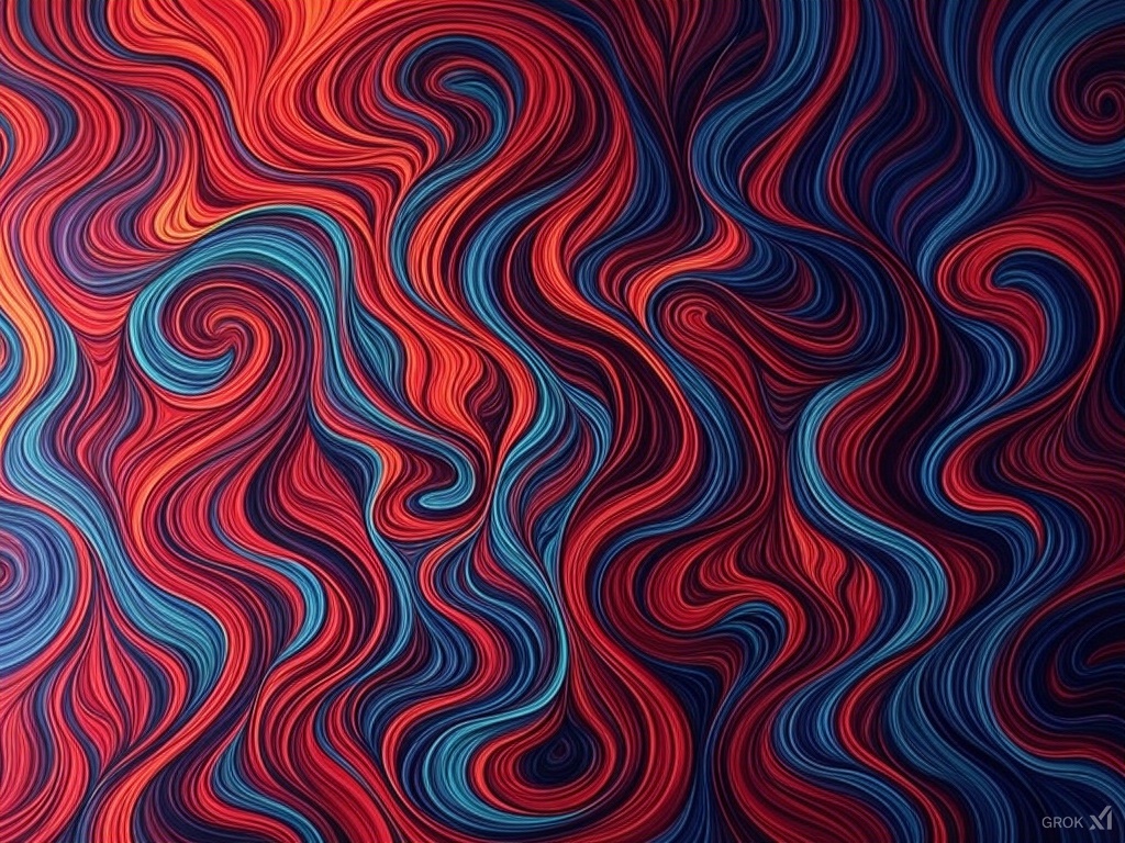 Abstract Swirl Art Print