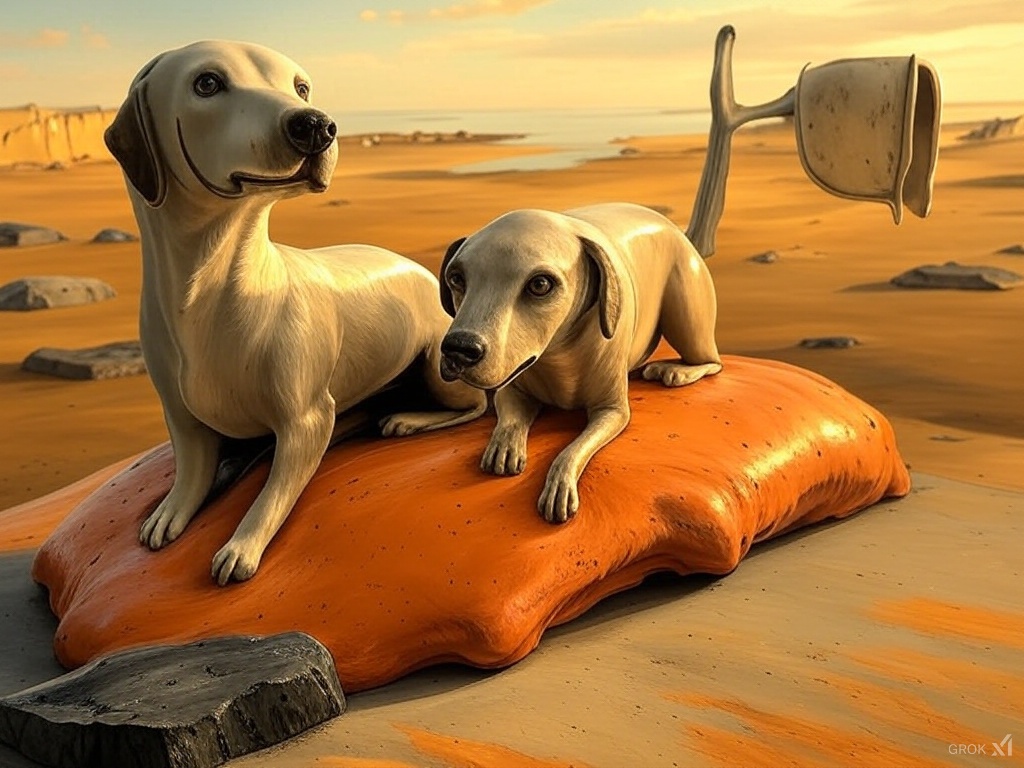 Decorative Dog Print