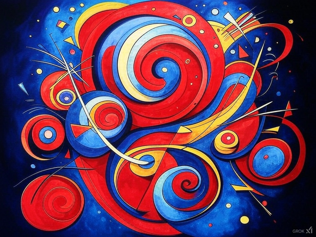 Abstract Geometric Art Print