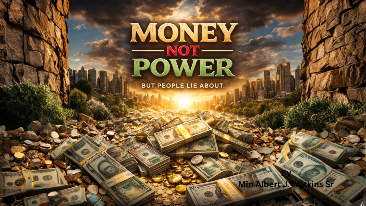 MONEY NOT POWER 