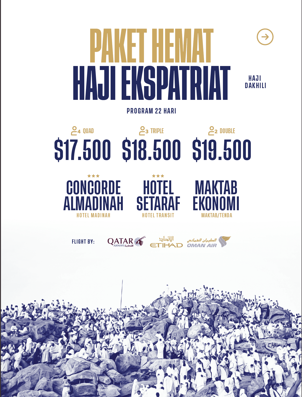 Haji Dakhili Paket Hemat 2025