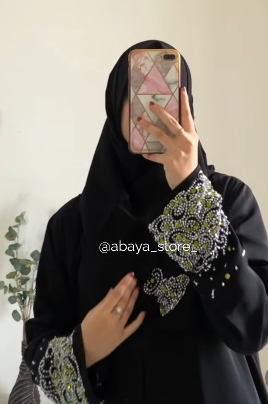 Elegent Black Abaya