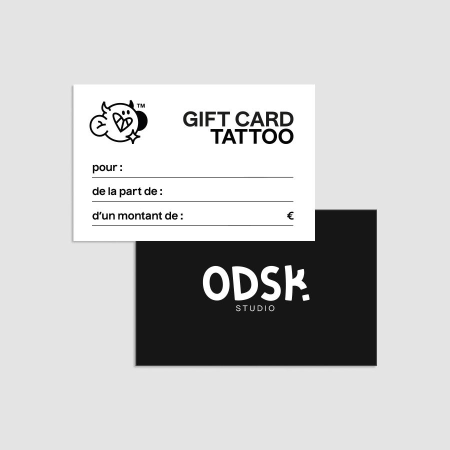 GIFT CARD TATTOO