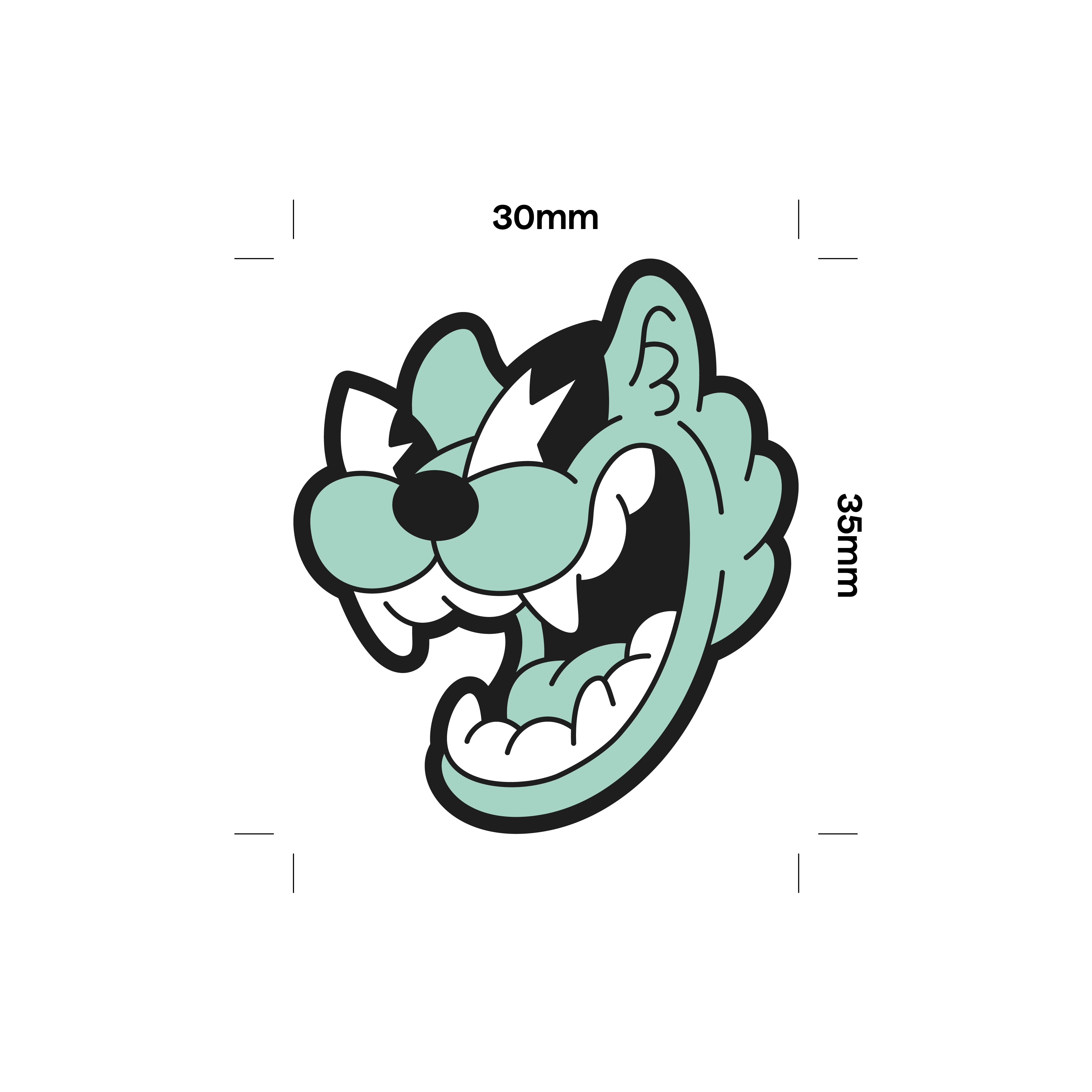 STUPID TIGER PIN'S