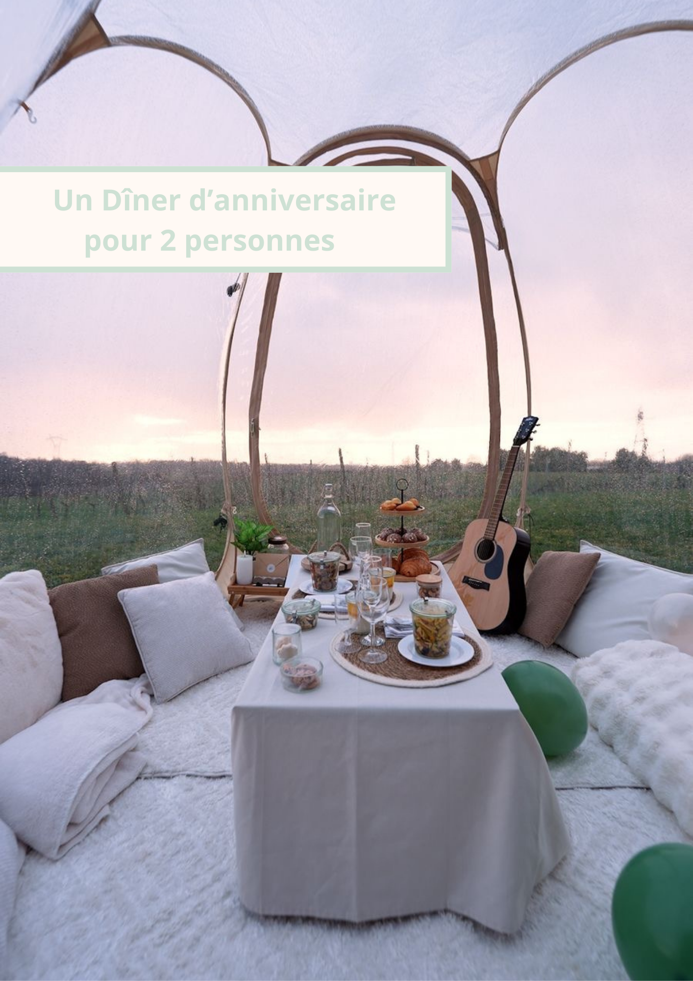 Dîner d'anniversaire à 2