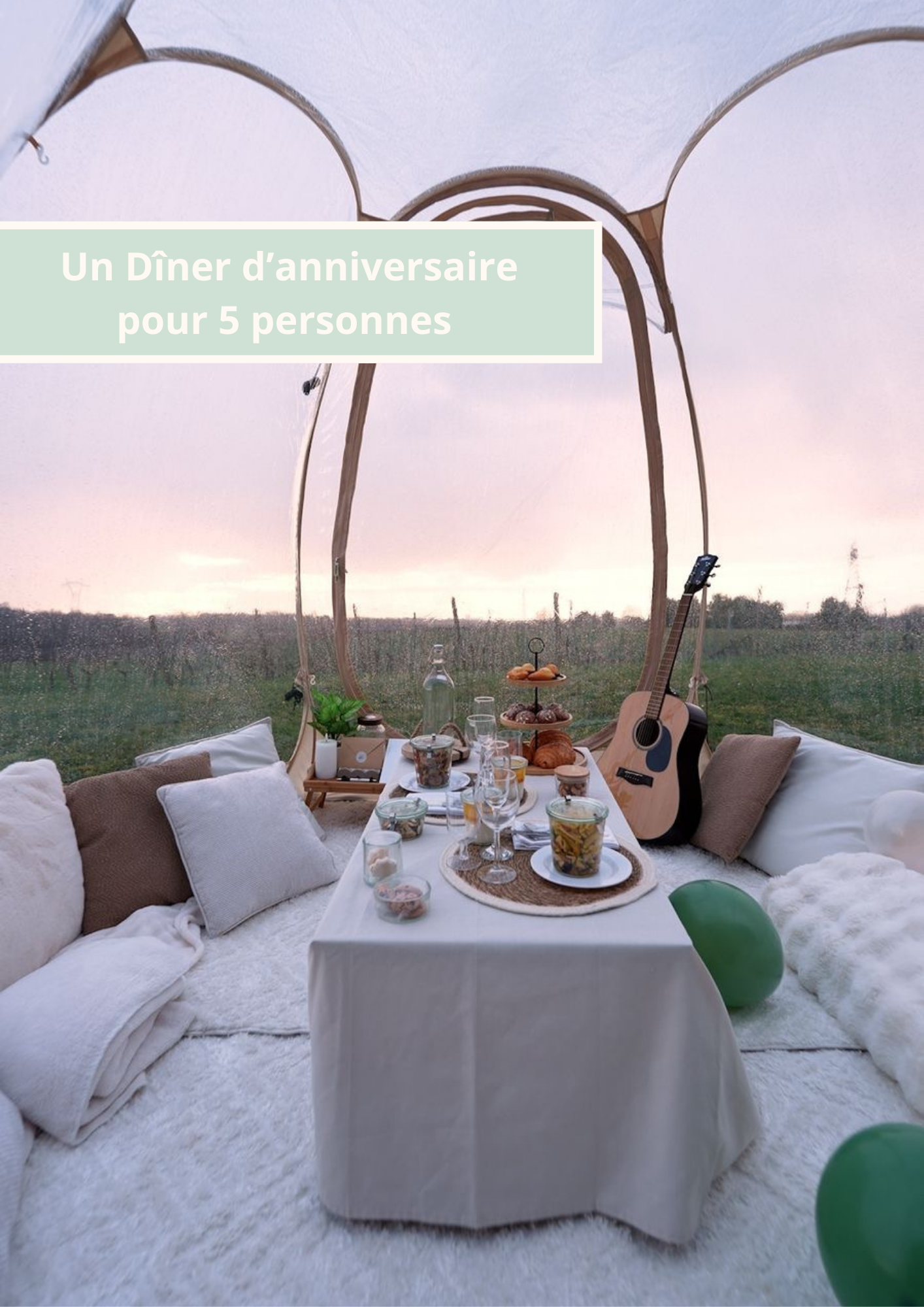 Dîner d'anniversaire à 5