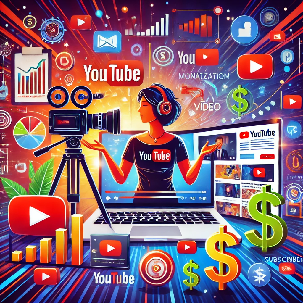 Créer et monétiser une chaîne YouTube.