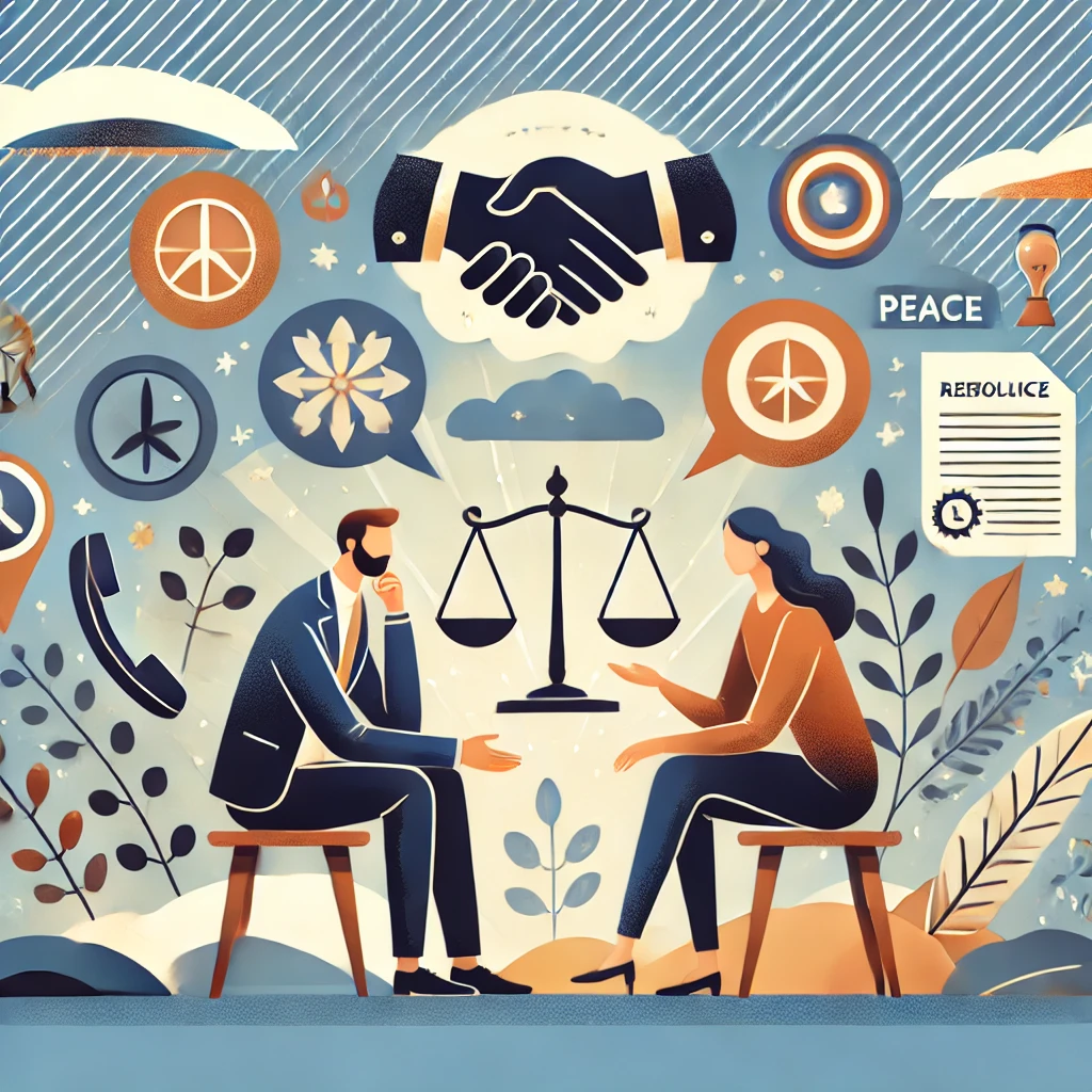 Gestion des conflits au travail et dans la vie personnelle.