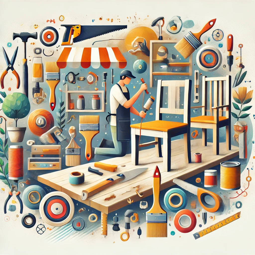 DIY (Do It Yourself) : créer des objets et meubles personnalisés.