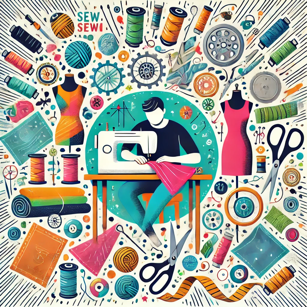 Bases de la broderie et couture pour débutants.