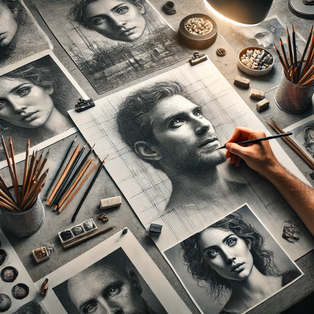 Techniques avancées pour dessiner des portraits réalistes.