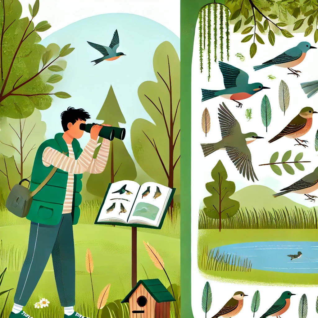 Identifier et observer les oiseaux dans la nature