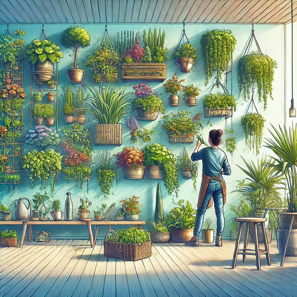 Créer un jardin vertical chez soi