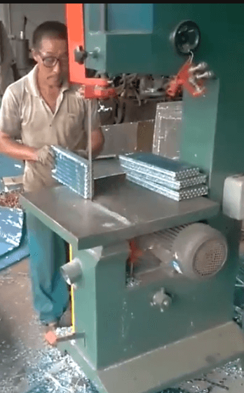 Radiator band saw machine