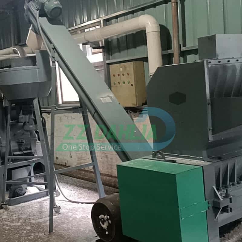 PVC fiber garden hose recycling equipment