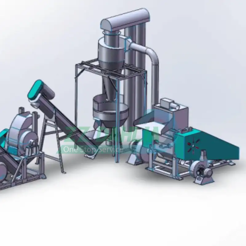 PVC Faux leather recycling machine