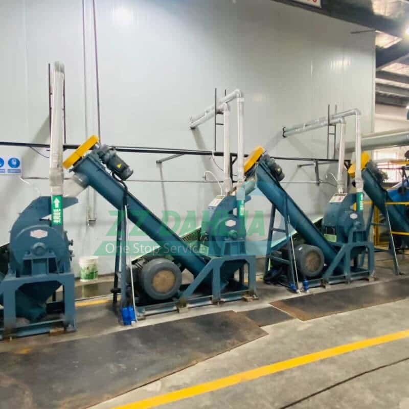 Fex banner recycling machine