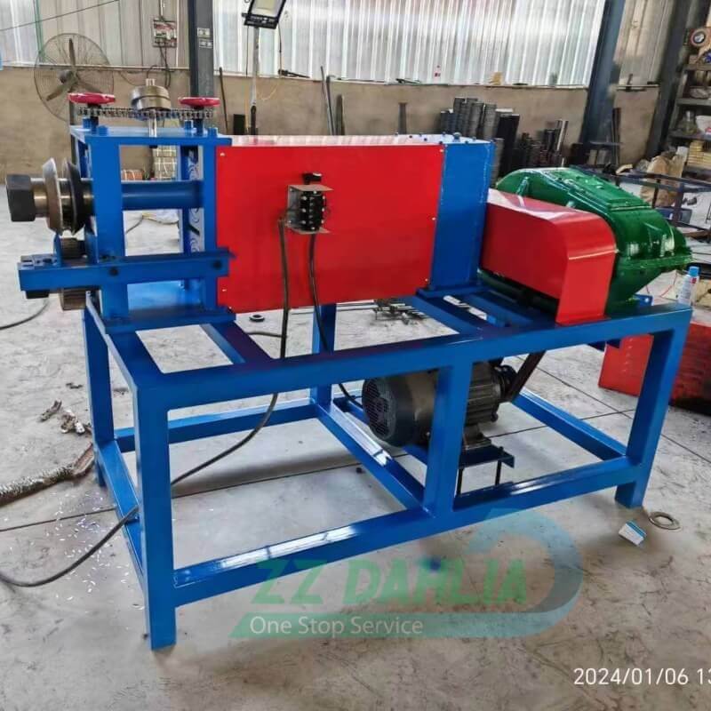 Aluminum-clad iron heat pipe stripping machine