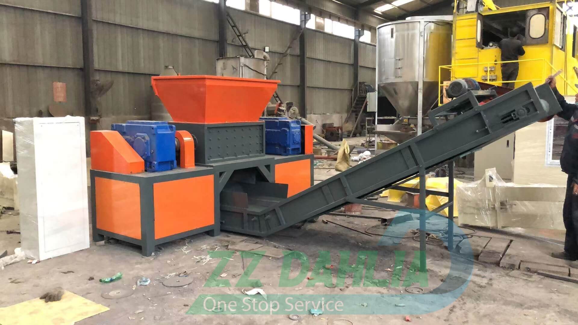 Water tank radiator recycling line