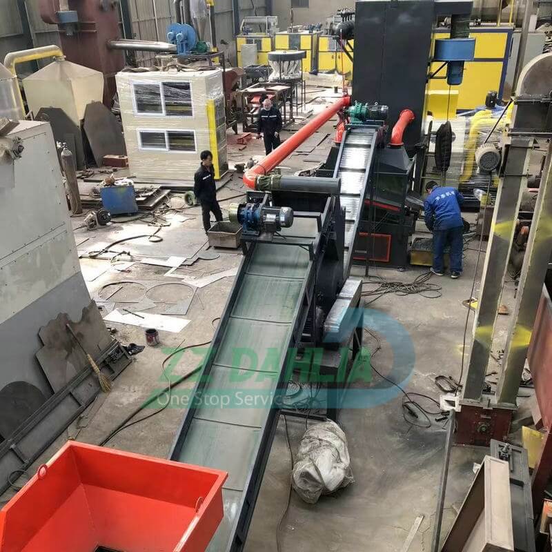 Car radiator recycling machine