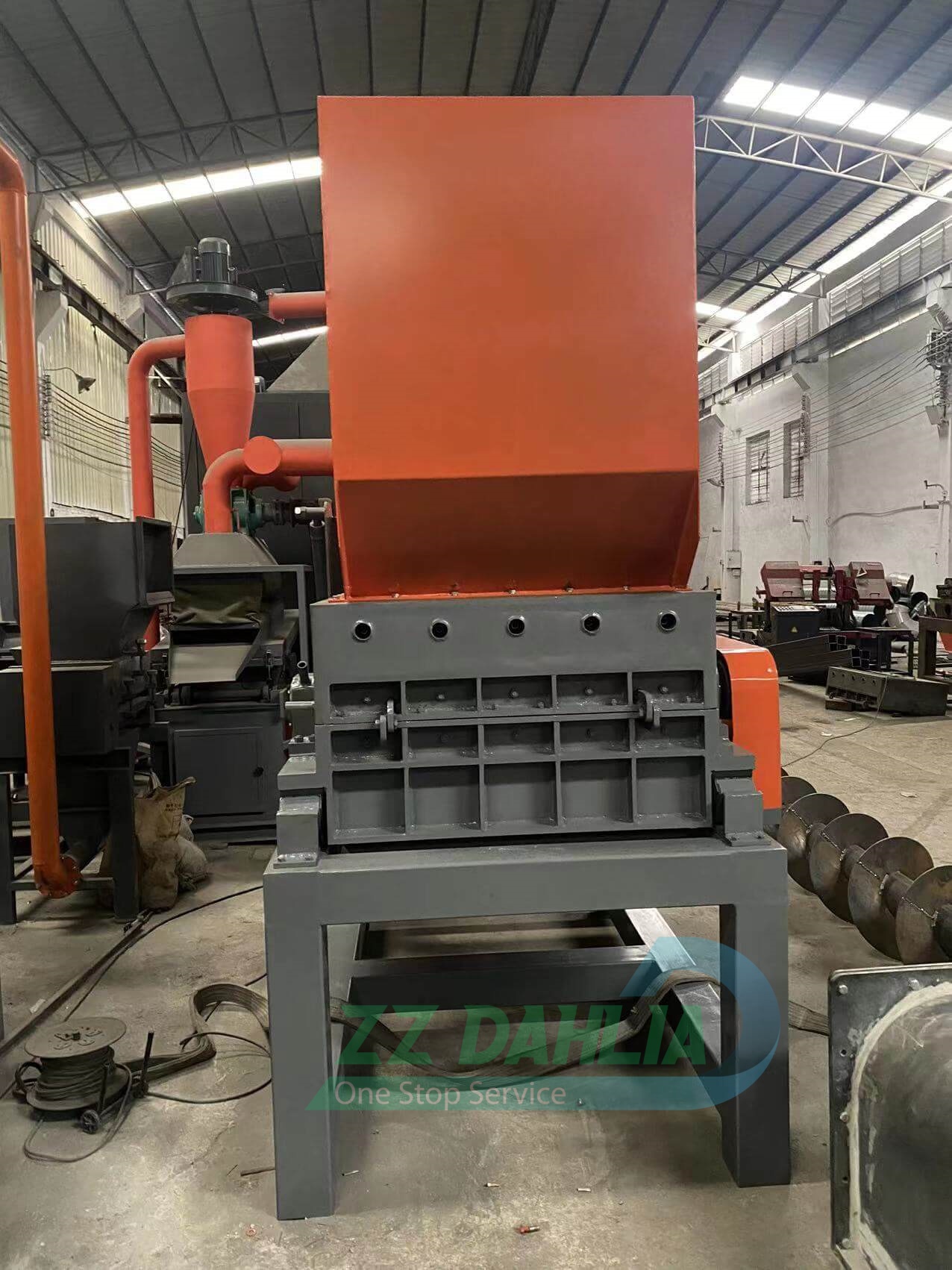 Car radiator recycling machine