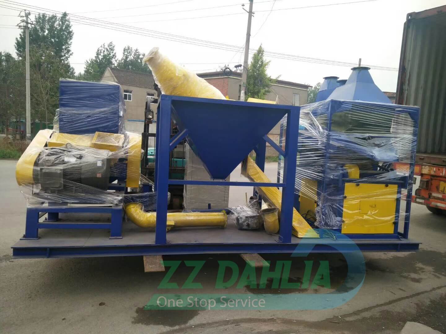 Large copper wire recycling machine