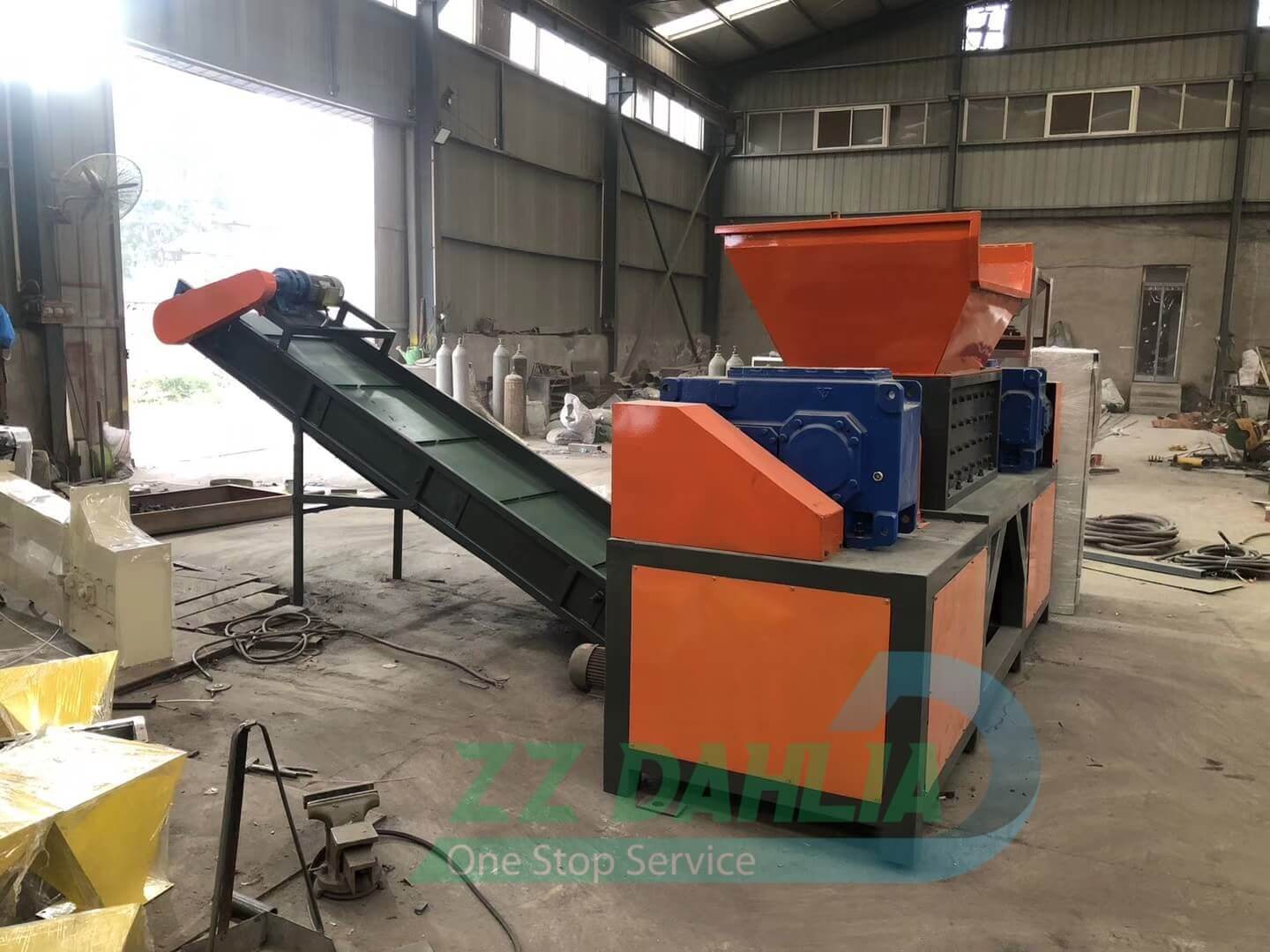 Industrial Double shaft shredder machine