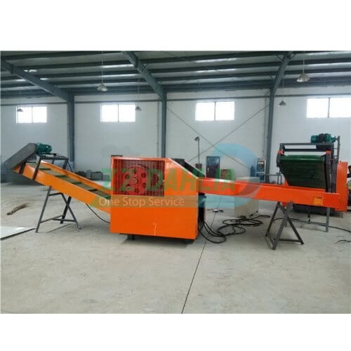 Strip shape industrial waste paper cutting machine 