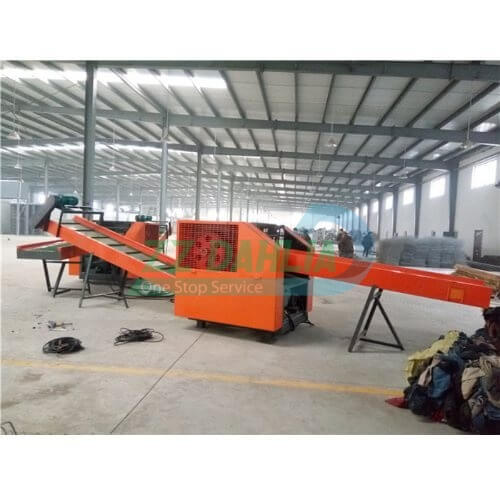 Strip shape industrial waste paper cutting machine 