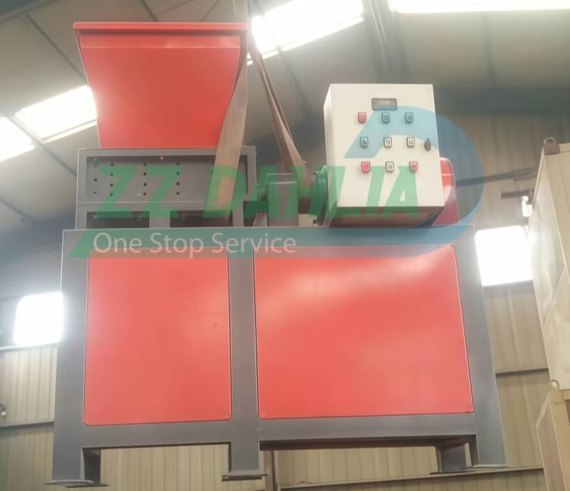 Small waste book carton shredder machine