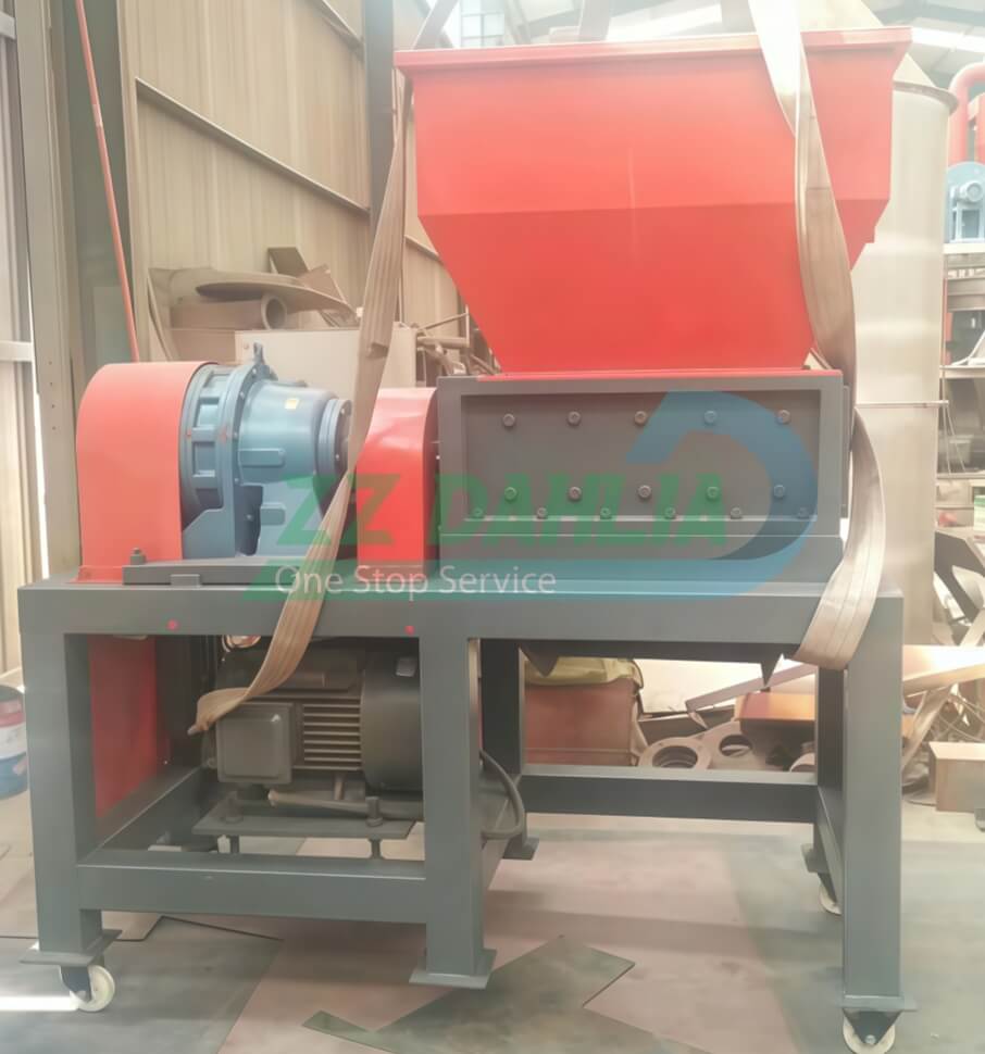 Small waste book carton shredder machine