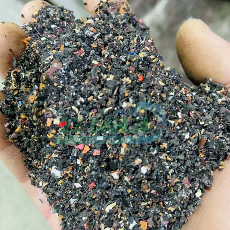 Plastic and Fiber Separating Machine for Synthetic Leather Waste