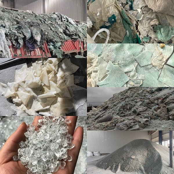 Waste Windshield Glass Recycling machine