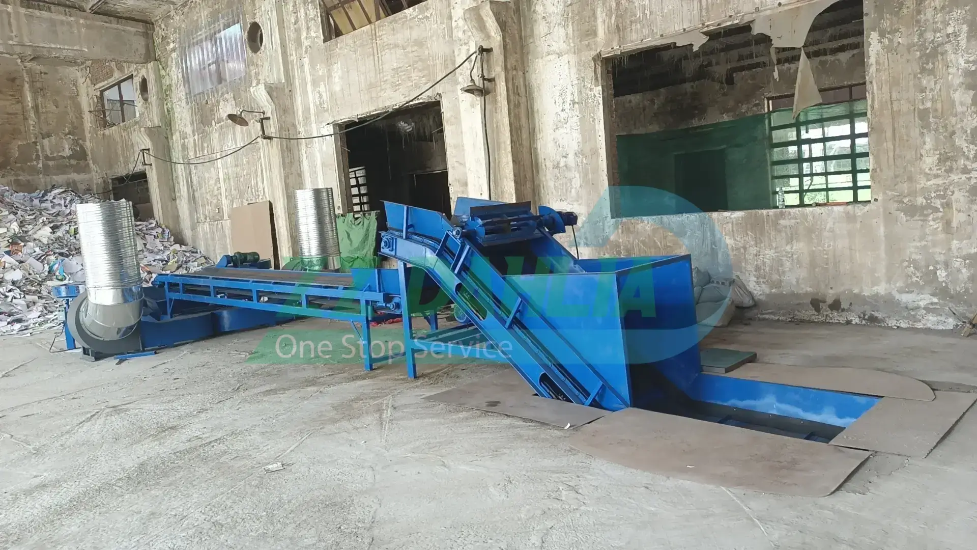 Simple Book and Waste Paper Sorting Production Line