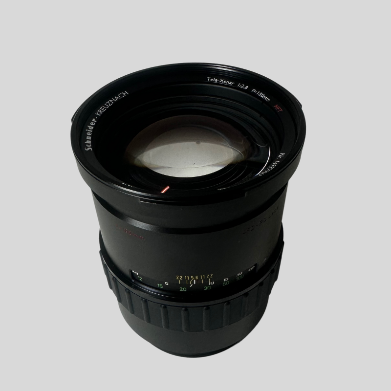 Schneider-Kreuznach AFD-Tele Xenar 2,8/180 mm, HFT-PQ Lens, "brand new", packaged in an original silver box by Rollei