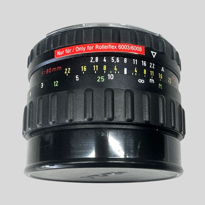 Rollei Planar 2.8/80mm HFT-PQS Lens – The Classic Standard for Rolleiflex 6000 Series