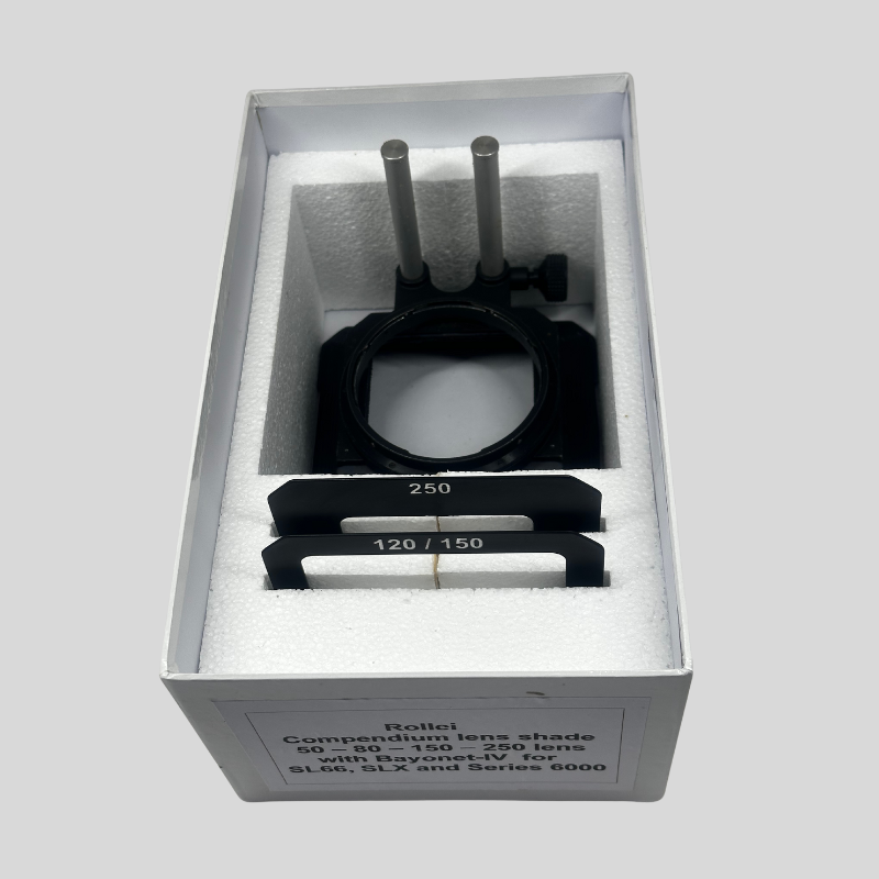 Rolleiflex Compendium lens shade for 50 - 80 - 150 and 250 mm focal length with Bayonet-IV