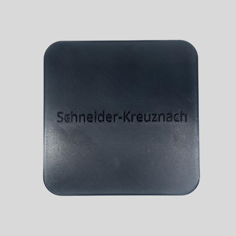 Special Lens Hood for Schneider-Kreuznach AF Super-Angulon 2,8/50 mm PQS-lens, using filters M95x1
