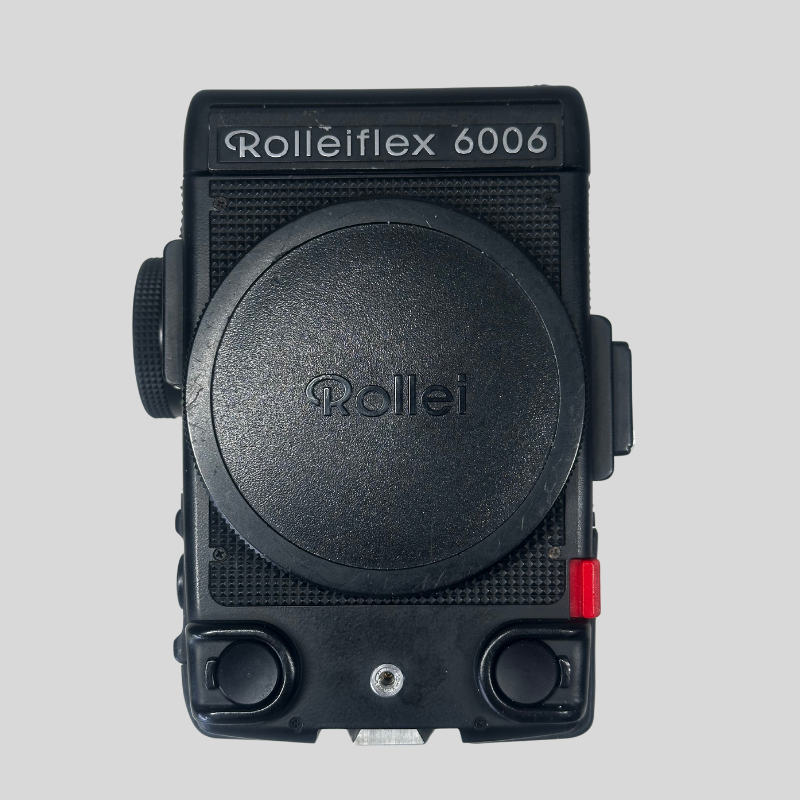 Rolleiflex 6006mod2 with film magazine 6x6/120 front cover and waist level finder