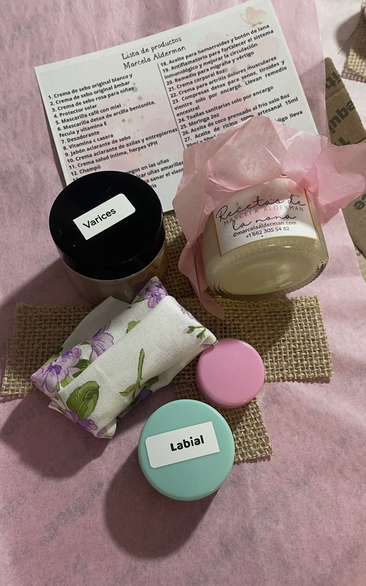 kit skincare labial, varices, sebo original 